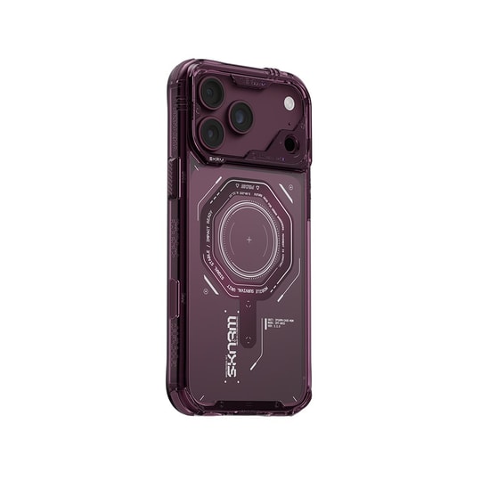 Apple iPhone 18 Pro Max Kılıf SkinArma M-safe Şarj Özellikli Airbag Tasarımlı Magma Kapak