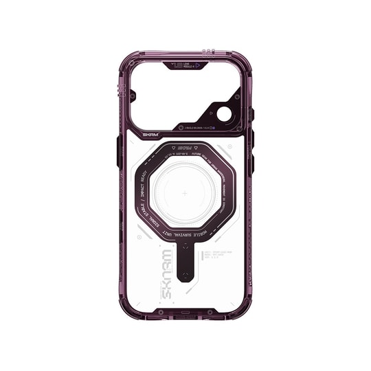 Apple iPhone 18 Pro Max Kılıf SkinArma M-safe Şarj Özellikli Airbag Tasarımlı Magma Kapak