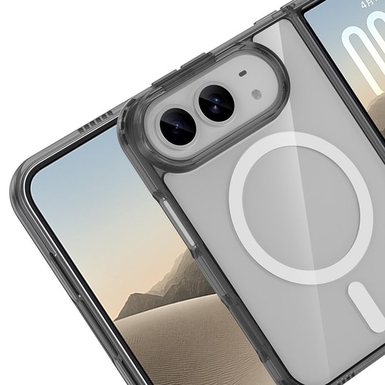 Apple iPhone Duo Kılıf M-Safe Şarj Özellikli Zore Nira Sert PC Kapak