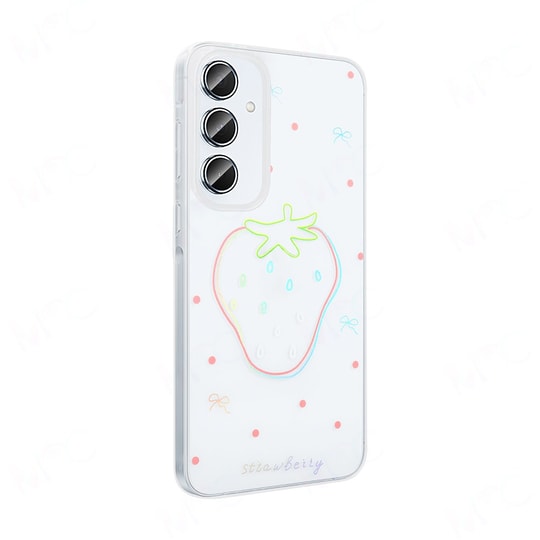 Galaxy A16 Kılıf Şeffaf Figürlü Zore Folk Sert Kapak