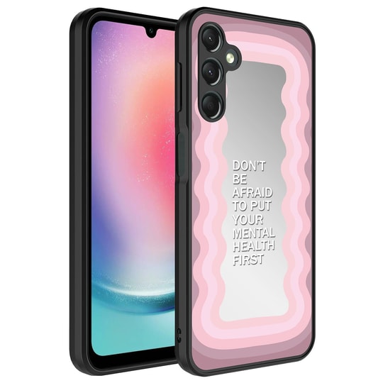 Galaxy A54 Kılıf Aynalı Desenli Kamera Korumalı Parlak Zore Mirror Kapak