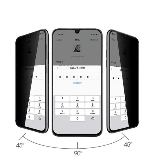Galaxy A56 Zore New 5D Privacy Temperli Ekran Koruyucu