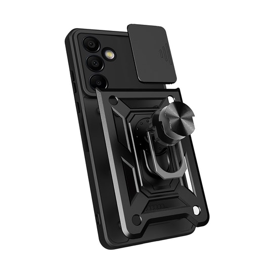 Galaxy S25 FE Kılıf Magnetik Standlı Kamera Korumalı Zore Sürgülü Vega Kapak