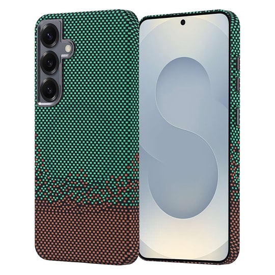 Galaxy S25 Kılıf M-safe Şarj Özellikli Karbon Fiber Görünümlü Zore Nekst Kapak