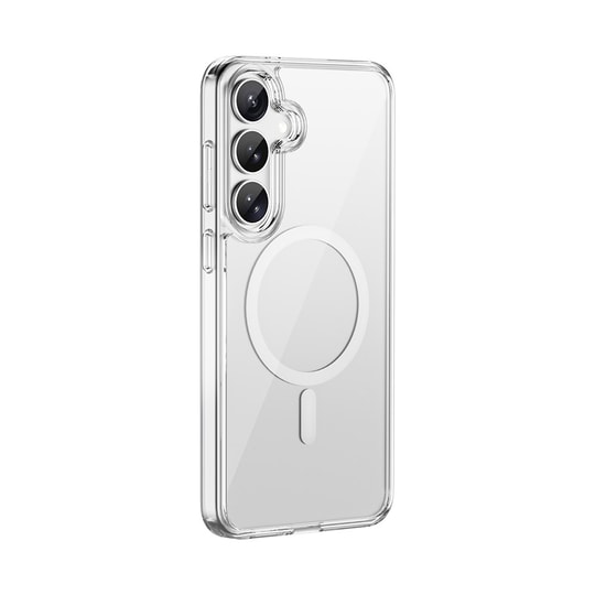 Galaxy S26 Kılıf Wiwu MCC-101 iShield Pro Serisi M-safe Şarj Özellikli Crystal Sert PC Kapak