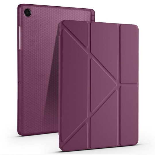 Galaxy Tab A9 Kılıf Zore Tri Folding Kalem Bölmeli Standlı Kılıf