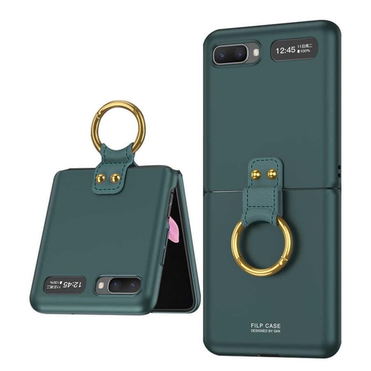 Galaxy Z Flip Kılıf Zore Flip Ring Kıpta Kapak