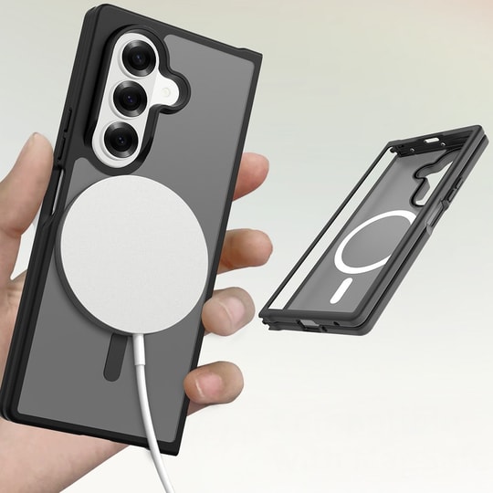 Galaxy Z Fold 7 Kılıf M-Safe Şarj Özellikli Kamera Korumalı Zore Lunex Kapak