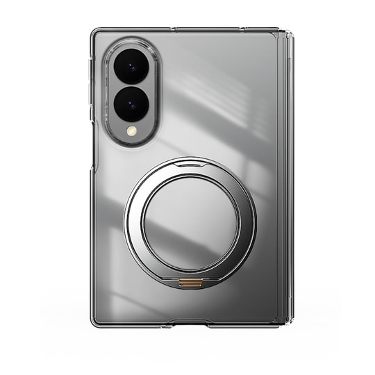 Galaxy Z Fold 8 Kılıf M-safe Şarj Özellikli Transparan Sert PC Wlons Pita Standlı Kapak