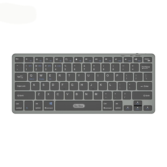 Go Des GD-KB325 Sessiz Tuş Tasarımlı Bluetooth Bağlantılı Kablosuz Klavye