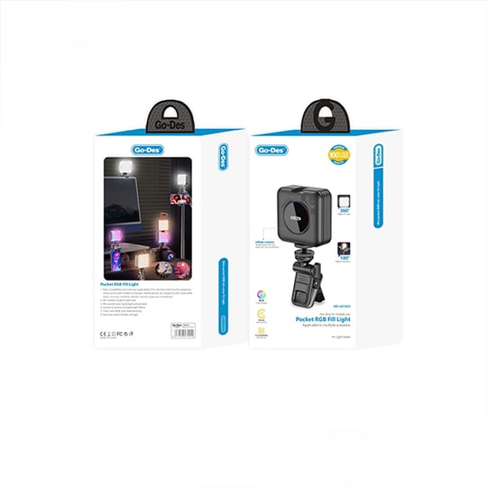 Go Des GD-LD1033 RGB Led Telefon-Kamera Üstü Aydınlatma Işığı