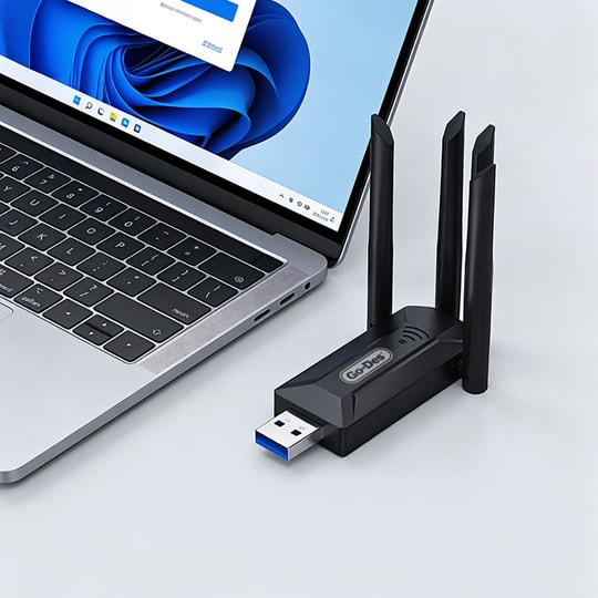 Go-Des GD-WPS017 Wi-Fi USB Adaptörü 1200M