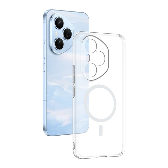 Honor 400 Pro Kamera Korumalı M-Safe Şarj Özellikli Şeffaf Zore London Silikon Kapak