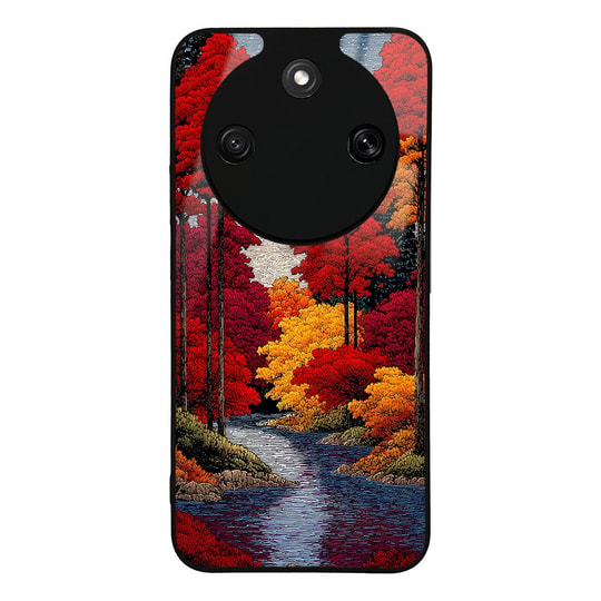Honor Magic 8 Lite 5G Kılıf Kamera Korumalı Desenli Zore Lusi Kapak
