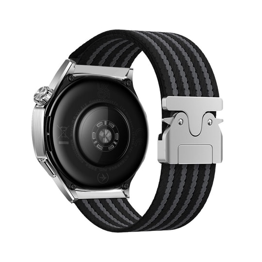 Huawei GT2 46mm Zore KRD-133 22mm Naylon Kumaş Hasır Örgülü Kordon