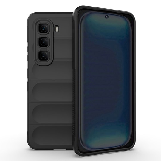 İnfinix Hot 50 Pro 4G Kılıf Esnek TPU Oyuklu Arka Yüzey Tasarımlı Zore Etnik Silikon Kapak