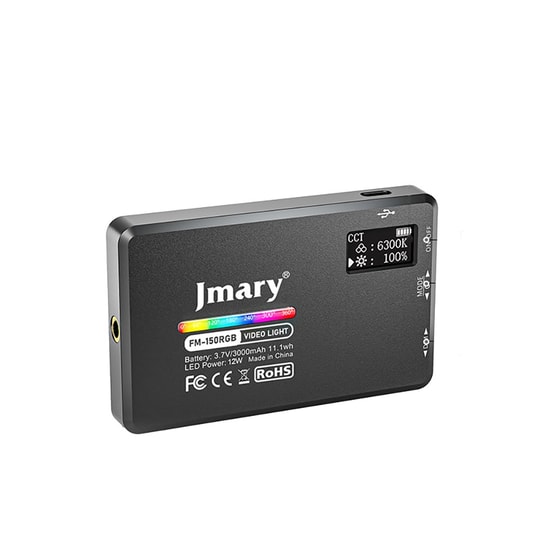 Jmary FM-150RGB RGB Led Telefon-Kamera Üstü Aydınlatma Işığı