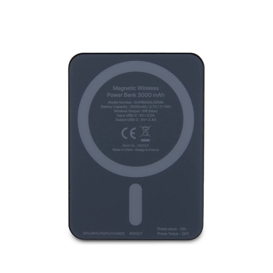 Karl Lagerfeld Led Işıklı Göstergeli Magsafe Magnetik Orjinal Lisanslı Powerbank 3000 Mah