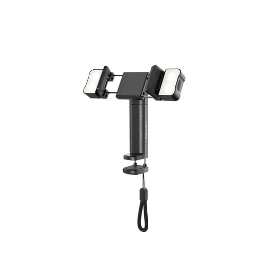 Lenyes CR204 360° Dönebilen Işıklı Seyahat Telefon Tutucu ve Standı