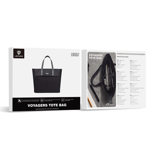 Lenyes LB557 Voyagers Serisi 1200D Su Geçirmez Seyahat Çantası
