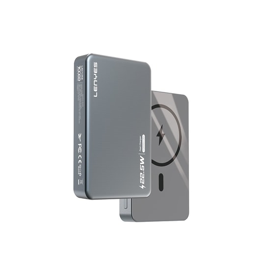 Lenyes PW119D PD 20W Ultra İnce Hızlı Şarj Özellikli Wireless Powerbank 15W 10.000mAh