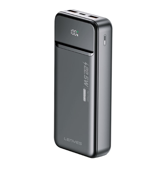 Lenyes PX254D PD 20W Hızlı Şarj Özellikli Dijital LED Göstergeli Powerbank 22.5W 20000mAh