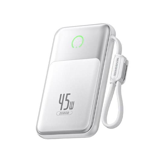 Movespeed MSP20 Pro Dijital LED Göstergeli Type-C Kablolu Powerbank 45W 20.000mAh