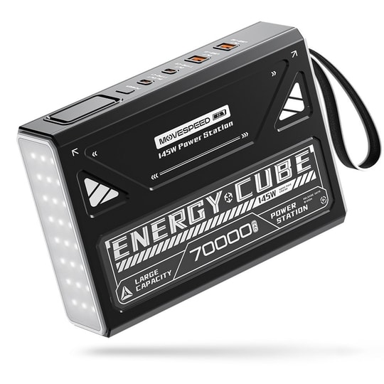 Movespeed YSPBZ70 Pro Max Hızlı Şarj Özellikli Dijital LED Göstergeli Powerbank 145W 70.000mAh