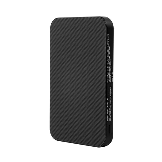 Raptic S4 Aramid-Skin M-safe Şarj Özellikli Ultra İnce 600D Powerbank 15W 5000mAh