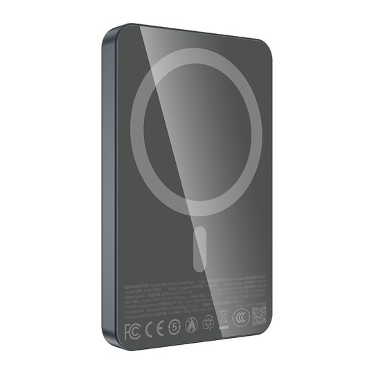 Recci RPB-W35A Ultra İnce PD 20W Hızlı Şarj Özellikli Wireless Powerbank 15W 5000mAh