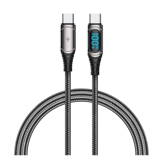 Recci RTC-P21CCPD Ghost Serisi 100W Hızlı Şarj Özellikli Type-C To Type-C PD Kablo 1.2M
