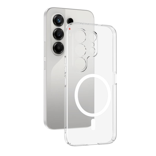 Tecno Camon 50 Kamera Korumalı M-Safe Şarj Özellikli Şeffaf Zore London Sert PC Kapak