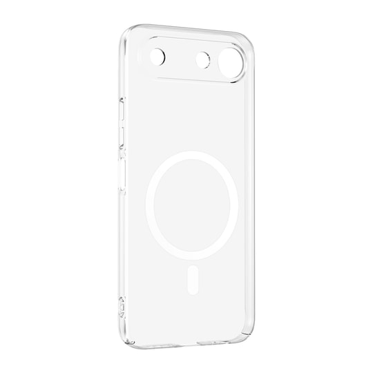 Tecno Spark 50 5G Kamera Korumalı M-Safe Şarj Özellikli Şeffaf Zore London Sert PC Kapak