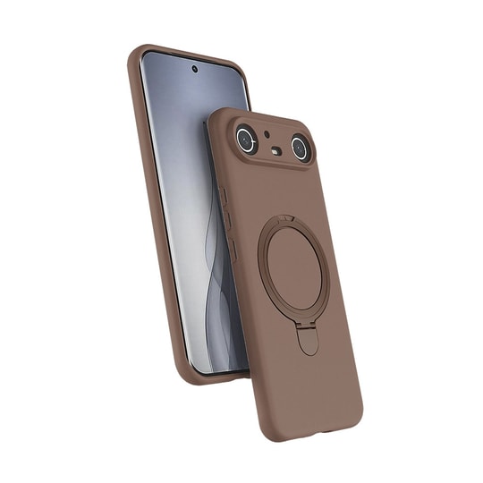 Tecno Spark Slim 5G Kılıf M-safe Şarj Özellikli Standlı Zore Samara Kapak
