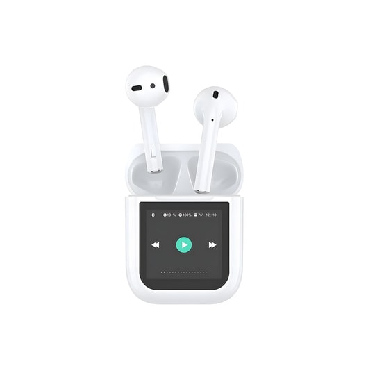 Wiwu Airbuds T24 Dokunmatik LCD Ekranlı TWS Bluetooth Kulaklık v5.4