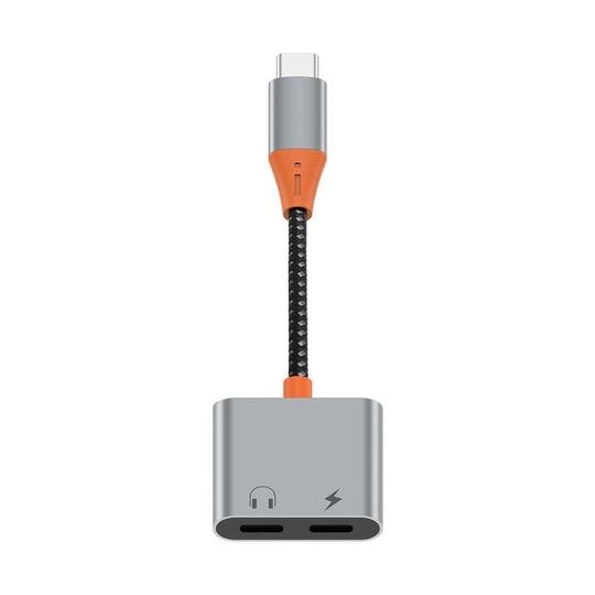 Wiwu LT11 Type-C Şarj Ve Type-C Kulaklık Dönüştürücü Adaptör