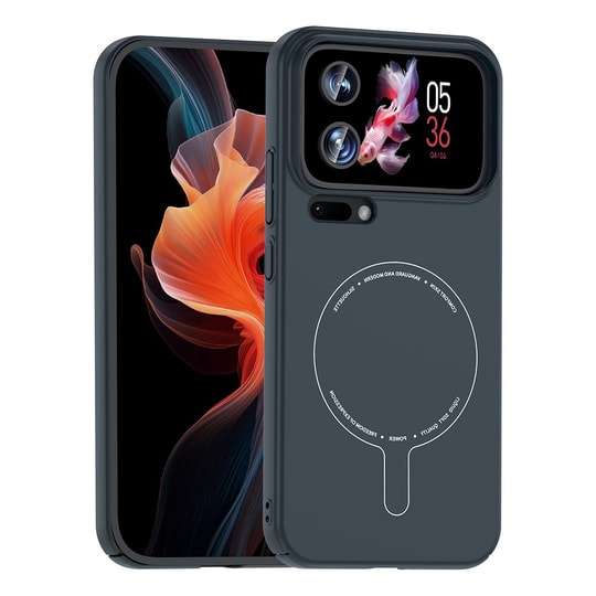 Xiaomi 17 Pro Max Kılıf M-Safe Şarj Özellikli Kamera Korumalı Zore Elio Sert PC Kapak