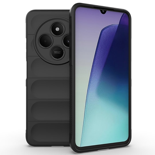 Xiaomi Redmi 14C 4G Kılıf Esnek TPU Oyuklu Arka Yüzey Tasarımlı Zore Etnik Silikon Kapak