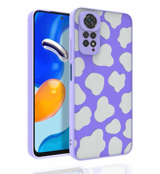Xiaomi Redmi Note 11 Global Kılıf Desenli Kamera Korumalı Parlak Zore Nora Kapak