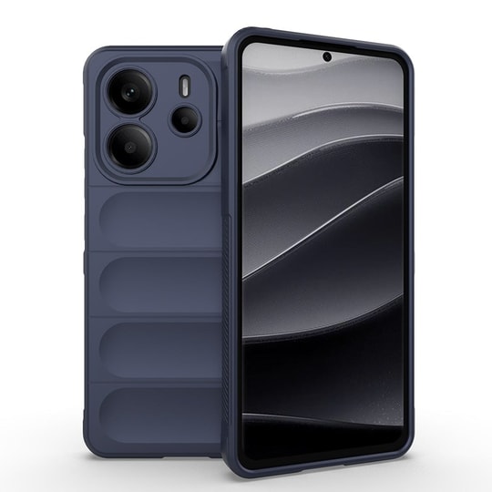 Xiaomi Redmi Note 14 4G Kılıf Esnek TPU Oyuklu Arka Yüzey Tasarımlı Zore Etnik Silikon Kapak