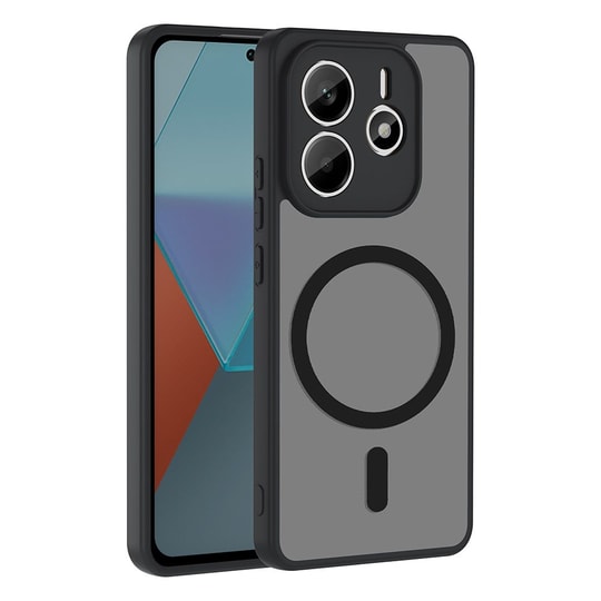 Xiaomi Redmi Note 14 4G Kılıf M-safe Şarj Özellikli Zore Babet Kapak