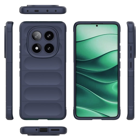 Xiaomi Redmi Note 14 Pro 5G Kılıf Esnek TPU Oyuklu Arka Yüzey Tasarımlı Zore Etnik Silikon Kapak
