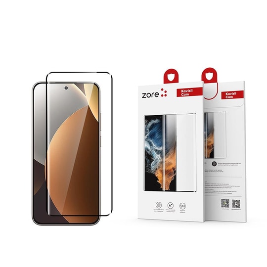 Xiaomi Redmi Note 15 Pro Zore Full Yapışkanlı Cam Ekran Koruyucu
