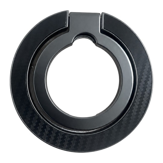 Zore M162 Karbon Fiber Tasarımlı Magnetik Ring Standlı Telefon Tutucu