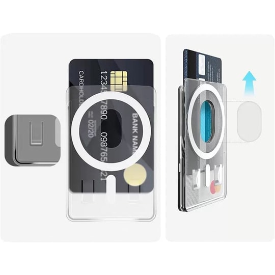 Zore Magnetik Cardsafe Transparan Kartlık