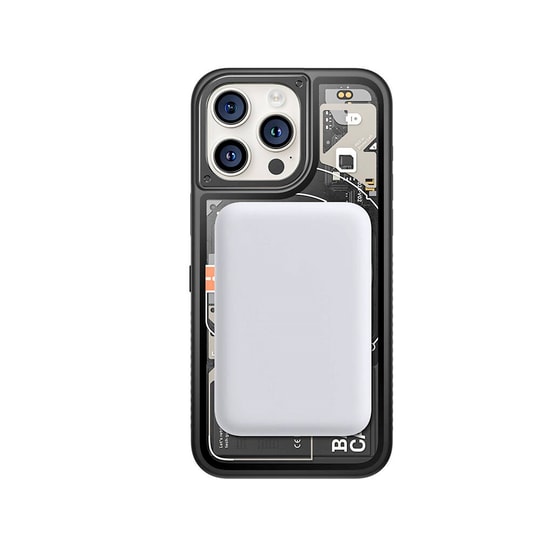 iPhone 15 Pro Max Kılıf Özelleştirilebilir 3 Fonksiyonlu Bluetooth Bağlantılı Bitmo Lab Bangcase Akıllı Magsafe Kapak