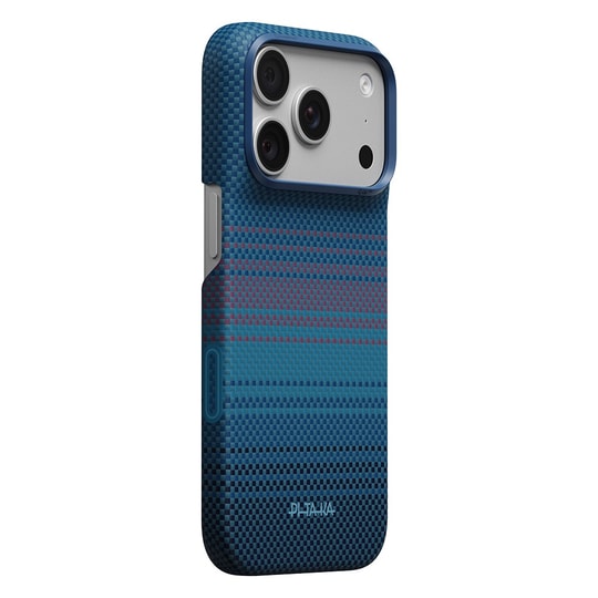 iPhone 18 Pro Kılıf M-safe Şarj Özellikli Aramid Karbon Fiber Pitaka Moonrise 2.0 Nights Serisi Kapak