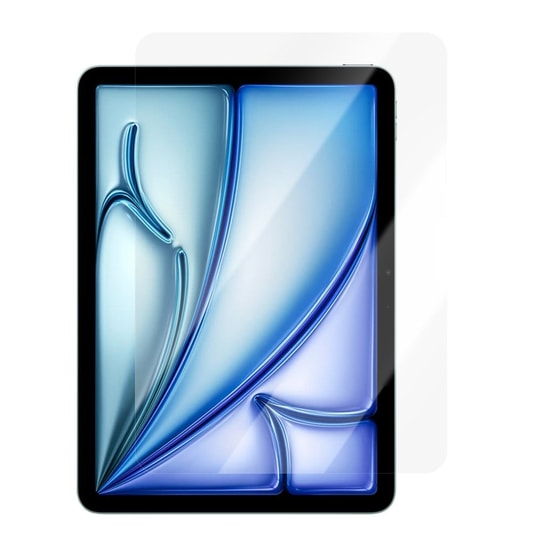 Apple iPad Air 11 2024 CaseWorld Steel Shield Serisi Temperli Cam Ekran Koruyucu + Uygulama Aparatı