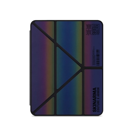 Apple iPad Air 11 2025 M3 Kılıf SkinArma Holografik Tasarımlı Arkası Şeffaf Çıkarılabilir Magnetik Kira Kobai Kılıf