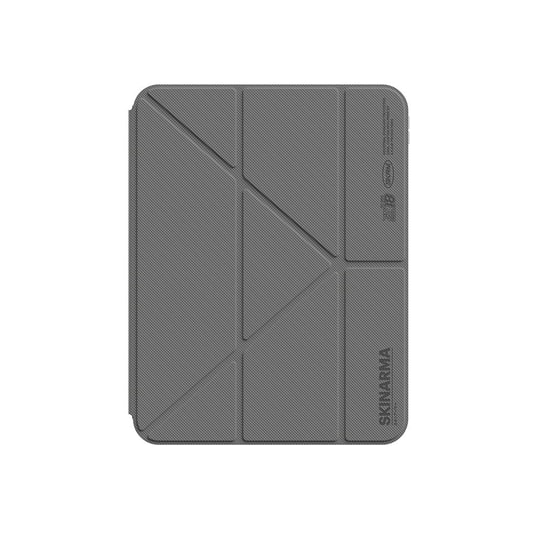 Apple iPad Pro 11 2024 Kılıf Skinarma Kalemlikli Arkası Şeffaf Standlı Magnetik Zeta Kılıf